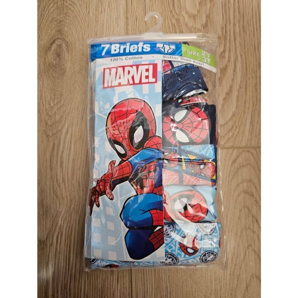 NWT Boys Spider-Man Marvel Briefs Size 2T-3T